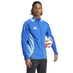 adidas Tiro 24 Competition Trainingspak Full-Zip Blauw Donkerblauw Lichtblauw