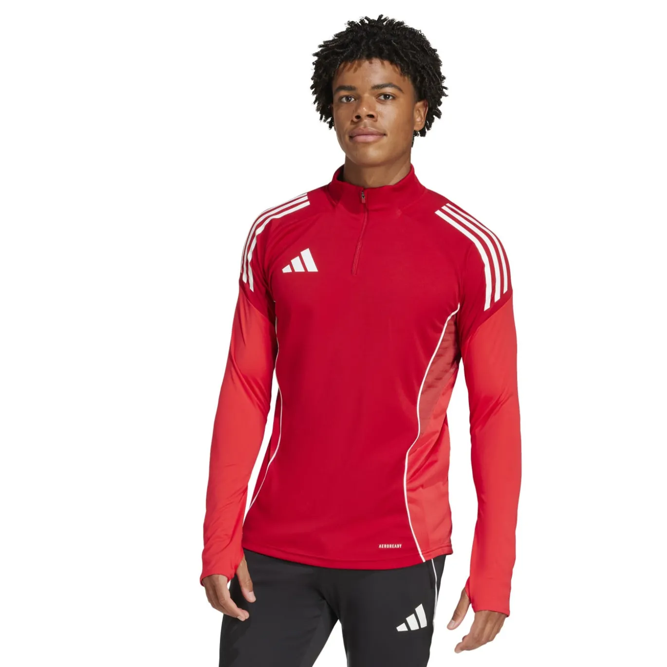 adidas Tiro 25 Competition Trainingspak 1/4-Zip Rood Zwart Wit