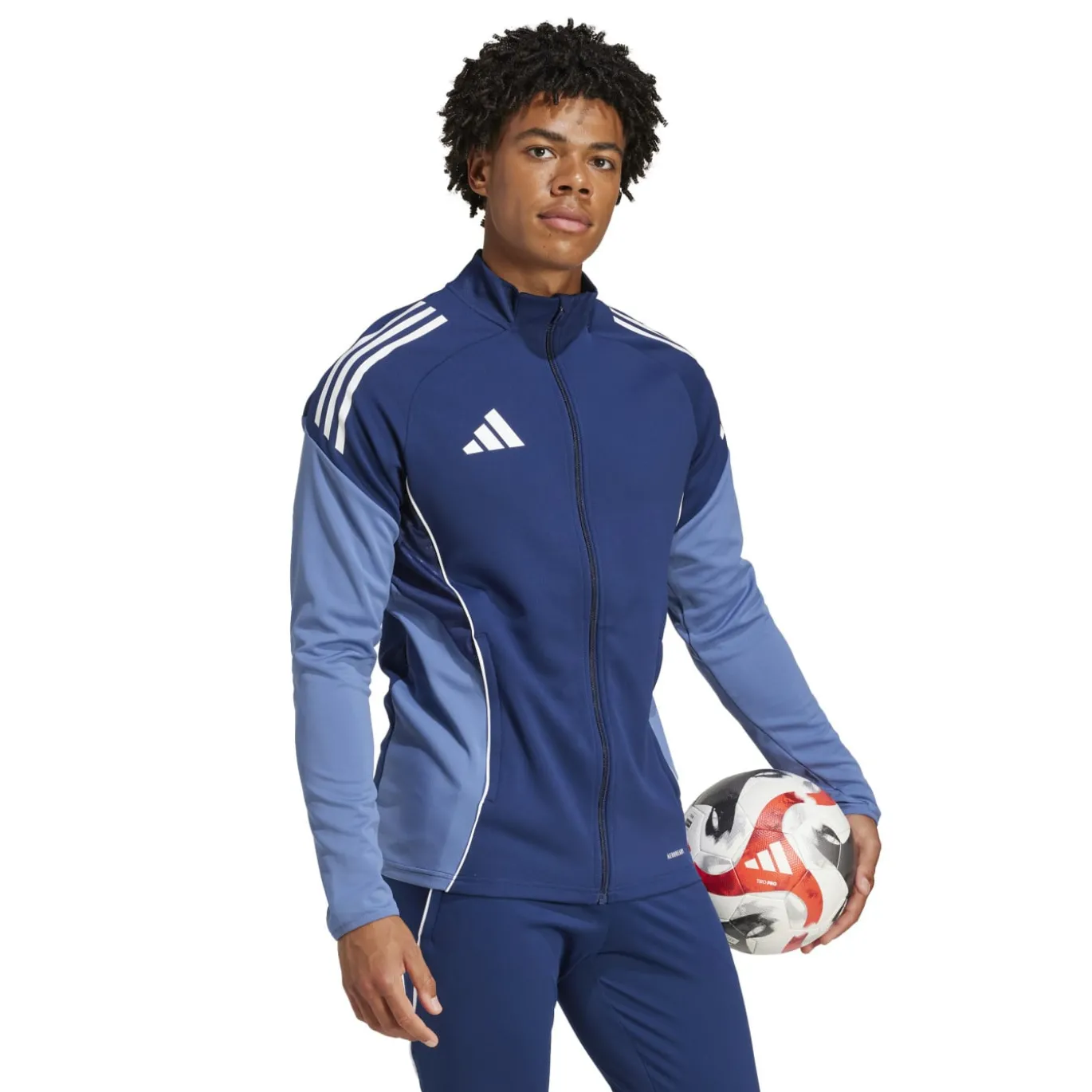 adidas Tiro 25 Competition Trainingspak Full-Zip Donkerblauw Wit