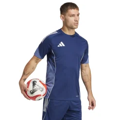 adidas Tiro 25 Competition Trainingsshirt Donkerblauw Wit