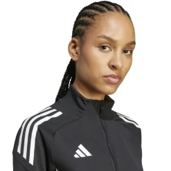 adidas Tiro 25 Competition Trainingsjack Dames Zwart Grijs Wit
