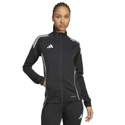 adidas Tiro 25 Competition Trainingsjack Dames Zwart Grijs Wit