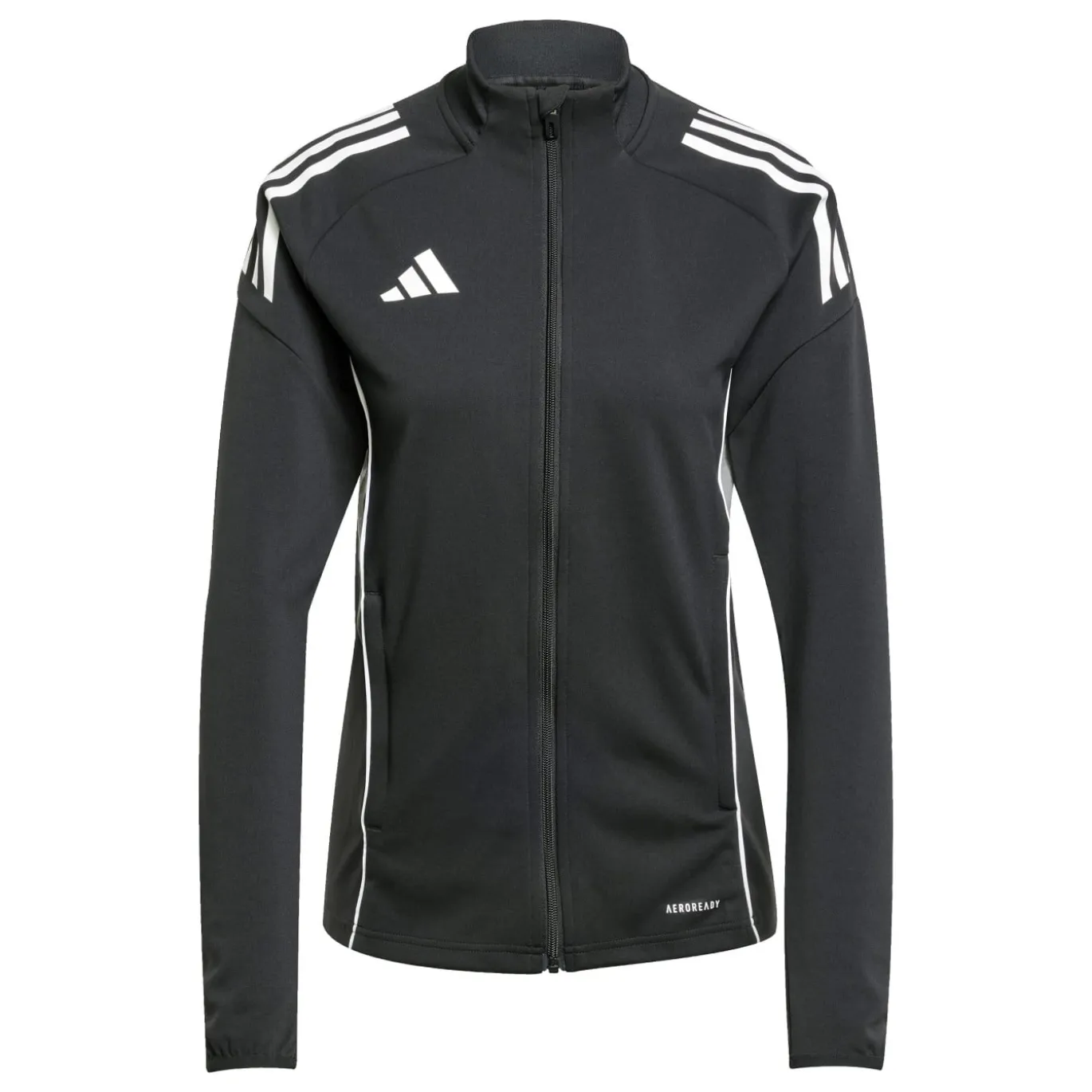 adidas Tiro 25 Competition Trainingsjack Dames Zwart Grijs Wit
