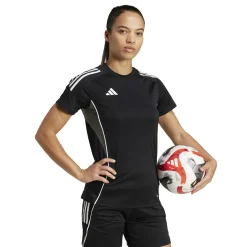 adidas Tiro 25 Competition Trainingsshirt Dames Zwart Grijs Wit