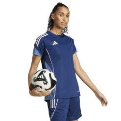 adidas Tiro 25 Competition Trainingsshirt Dames Donkerblauw Wit