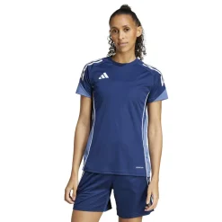 adidas Tiro 25 Competition Trainingsshirt Dames Donkerblauw Wit