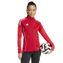 adidas Tiro 25 Competition Trainingsjack Dames Rood Wit