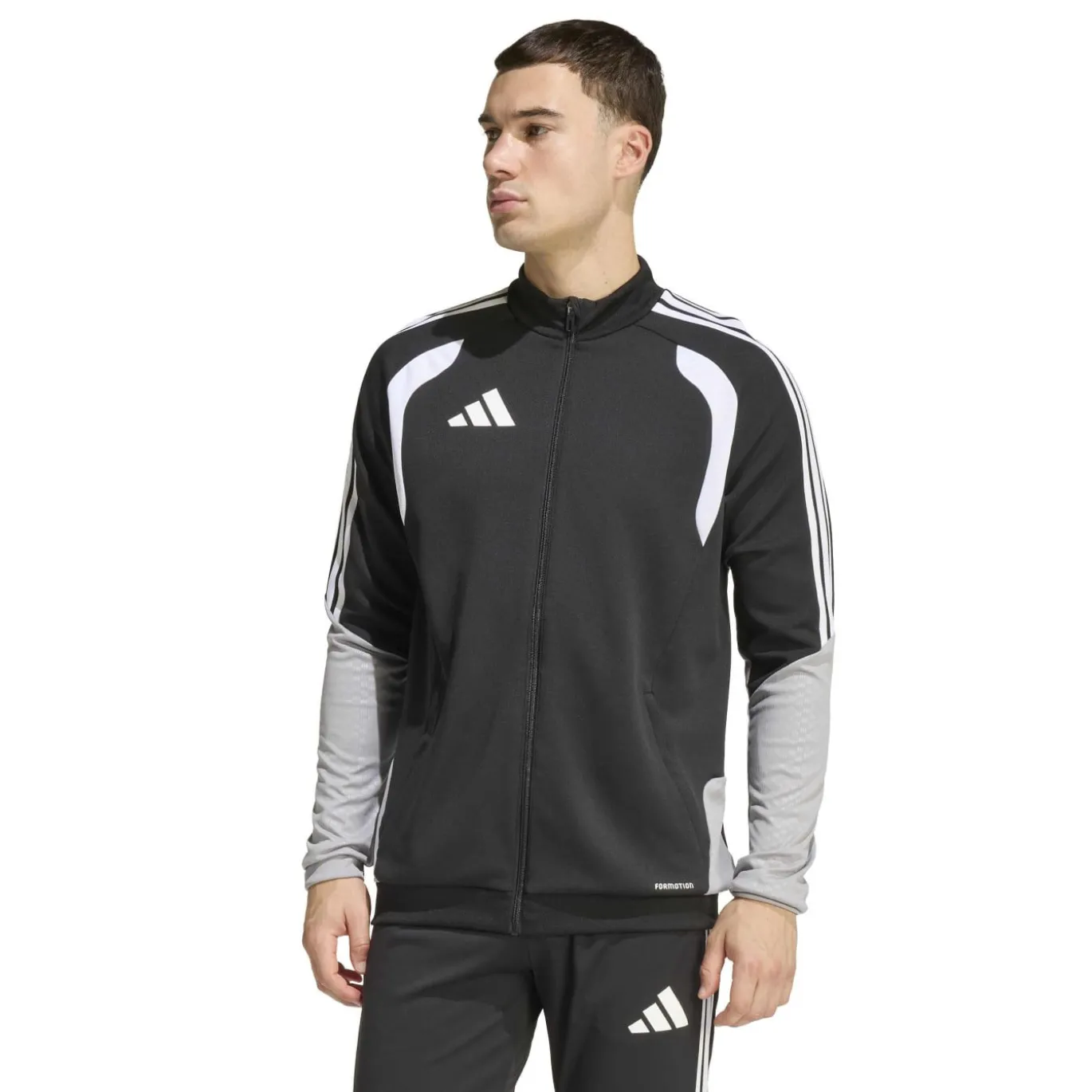 adidas Tiro 26 Competition Trainingsjack Zwart Grijs Wit