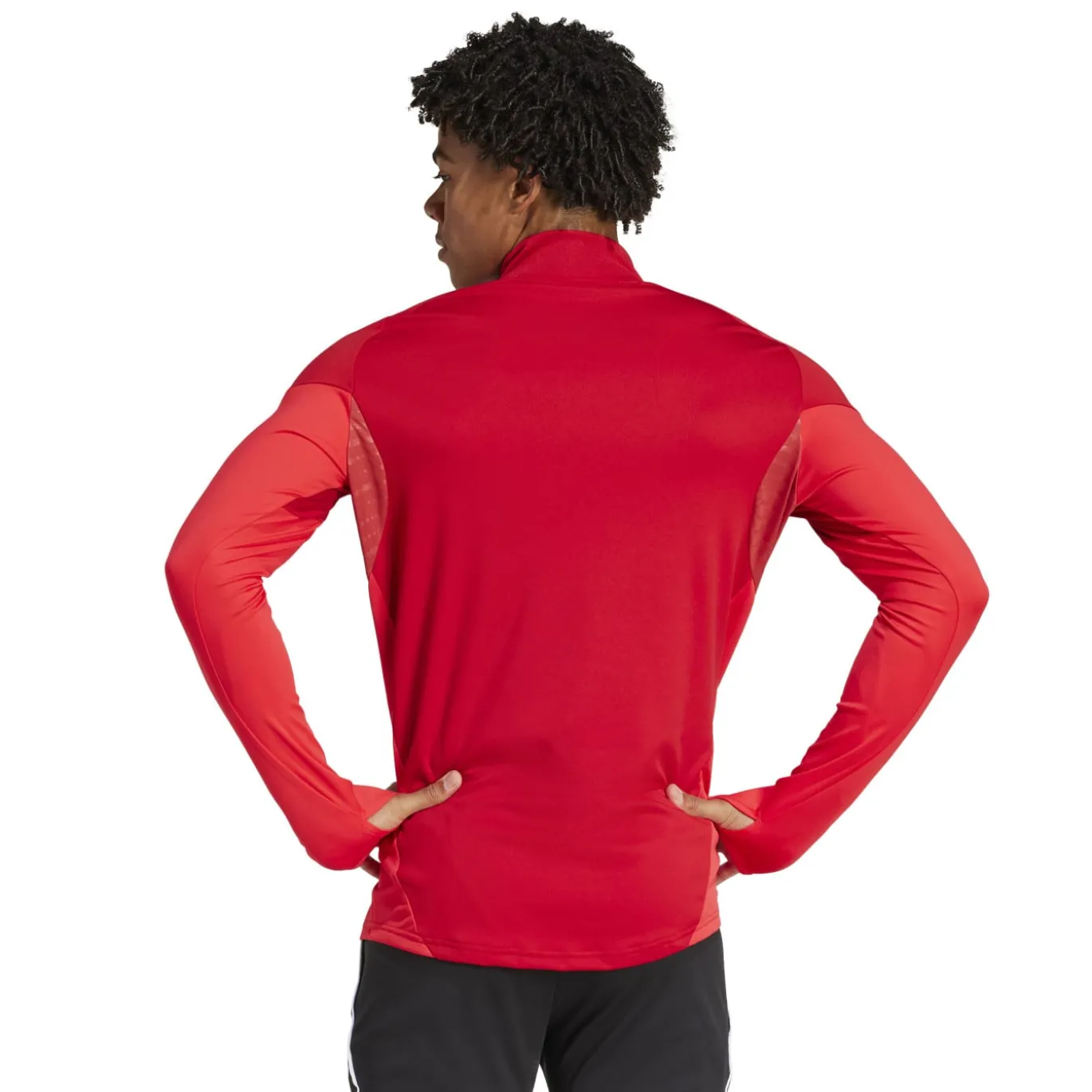 adidas Tiro 25 Competition Trainingstrui 1/4-Zip Rood Wit