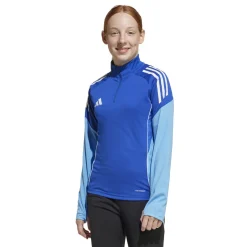 adidas Tiro 25 Competition Trainingstrui 1/4-Zip Kids Blauw Lichtblauw Wit