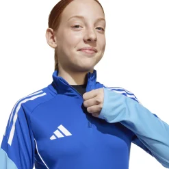 adidas Tiro 25 Competition Trainingstrui 1/4-Zip Kids Blauw Lichtblauw Wit