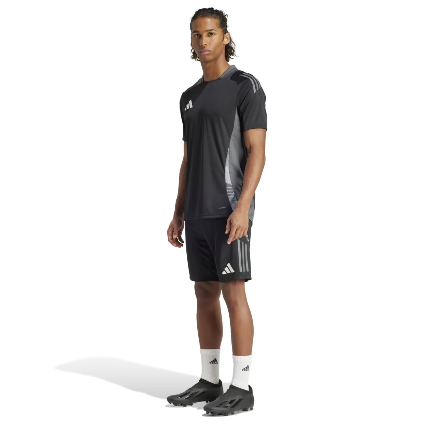 adidas Tiro 24 Competition Trainingsshirt Zwart Donkergrijs