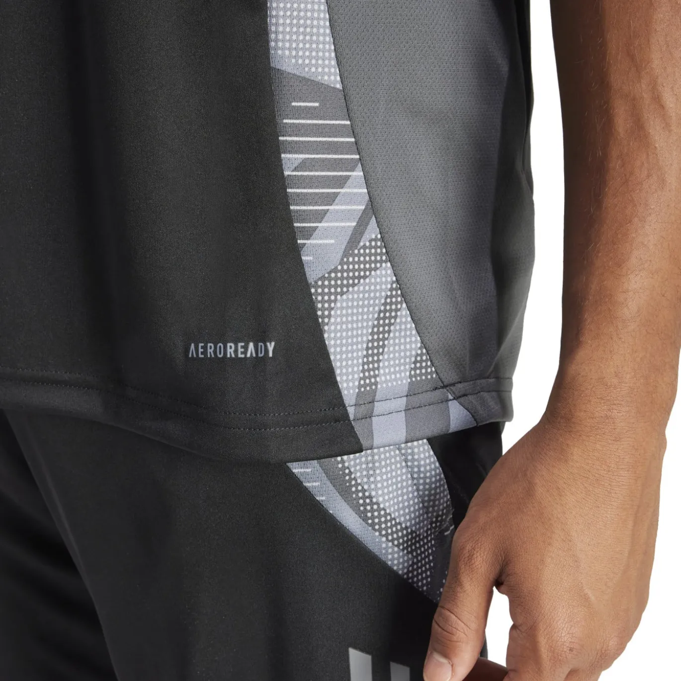 adidas Tiro 24 Competition Trainingsshirt Zwart Donkergrijs