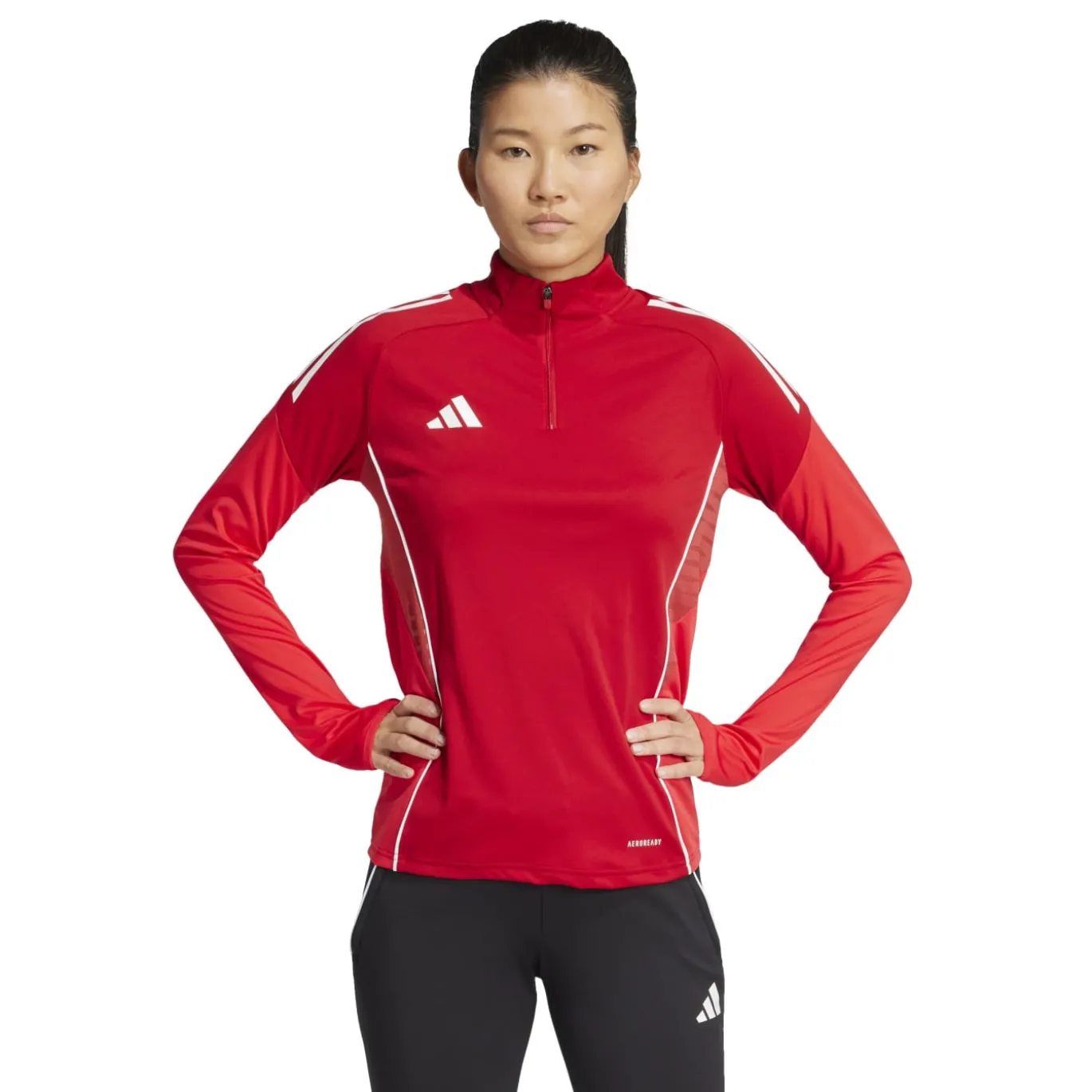 adidas Tiro 25 Competition Trainingstrui 1/4-Zip Dames Rood