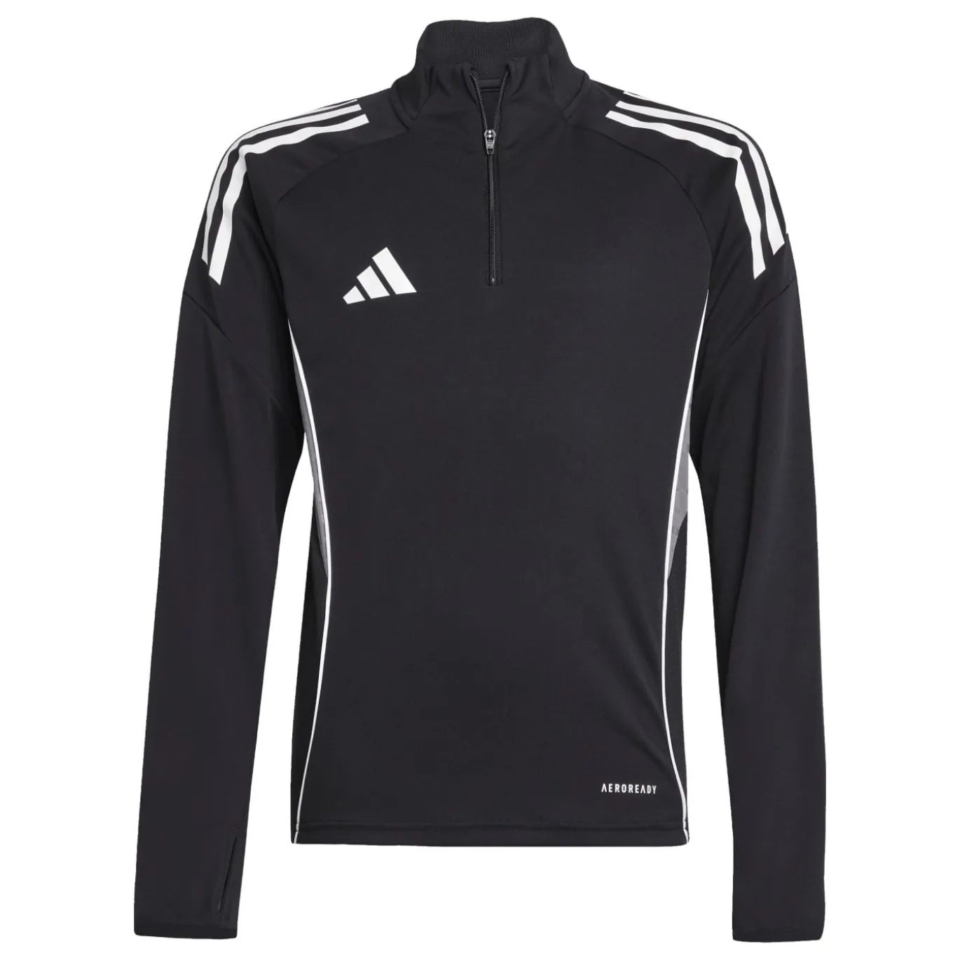 adidas Tiro 25 Competition Trainingstrui 1/4-Zip Kids Zwart Wit Grijs