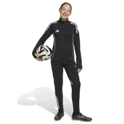 adidas Tiro 25 Competition Trainingstrui 1/4-Zip Kids Zwart Wit Grijs