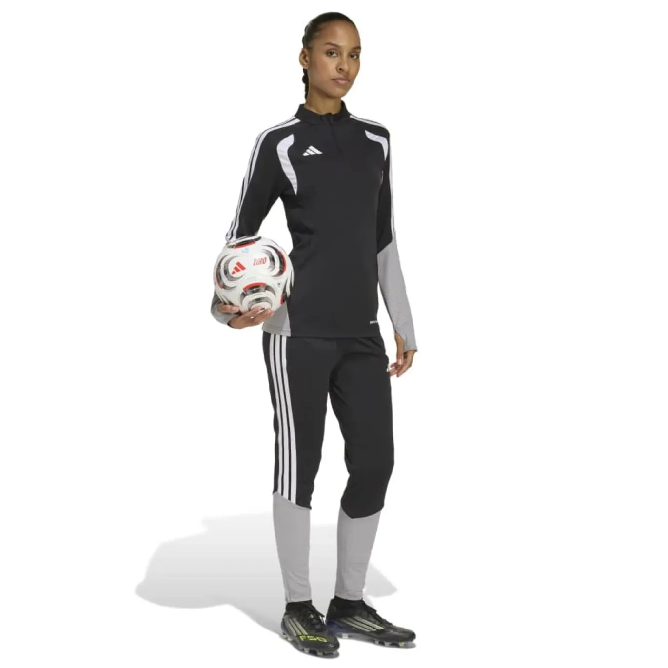 adidas Tiro 26 Competition Trainingstrui Dames Zwart Grijs