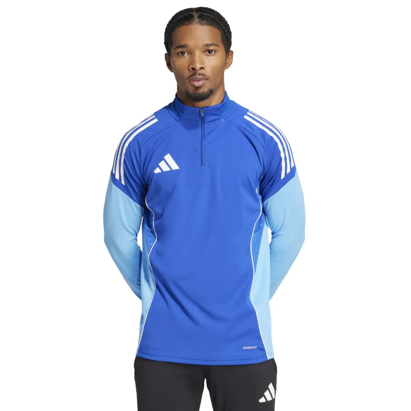 adidas Tiro 25 Competition Trainingstrui 1/4-Zip Blauw Lichtblauw Wit