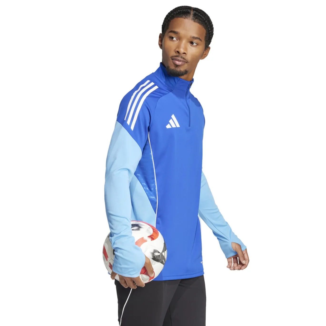 adidas Tiro 25 Competition Trainingstrui 1/4-Zip Blauw Lichtblauw Wit