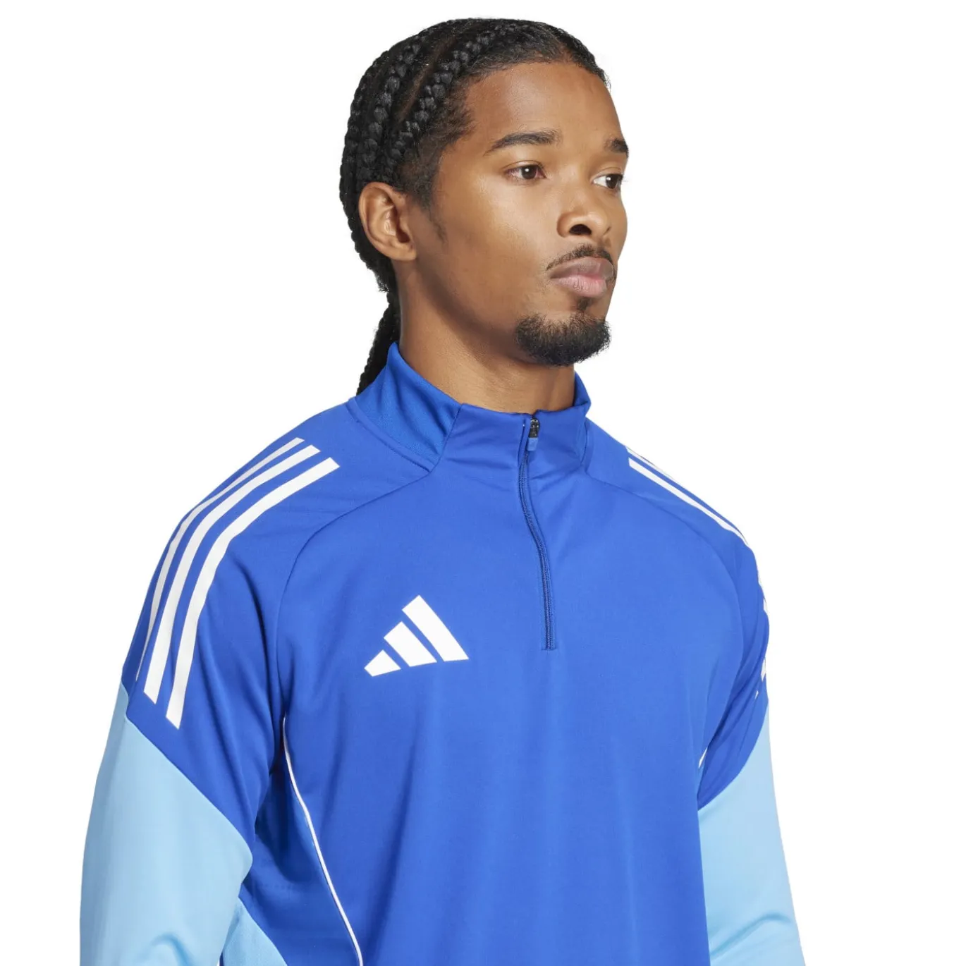 adidas Tiro 25 Competition Trainingstrui 1/4-Zip Blauw Lichtblauw Wit