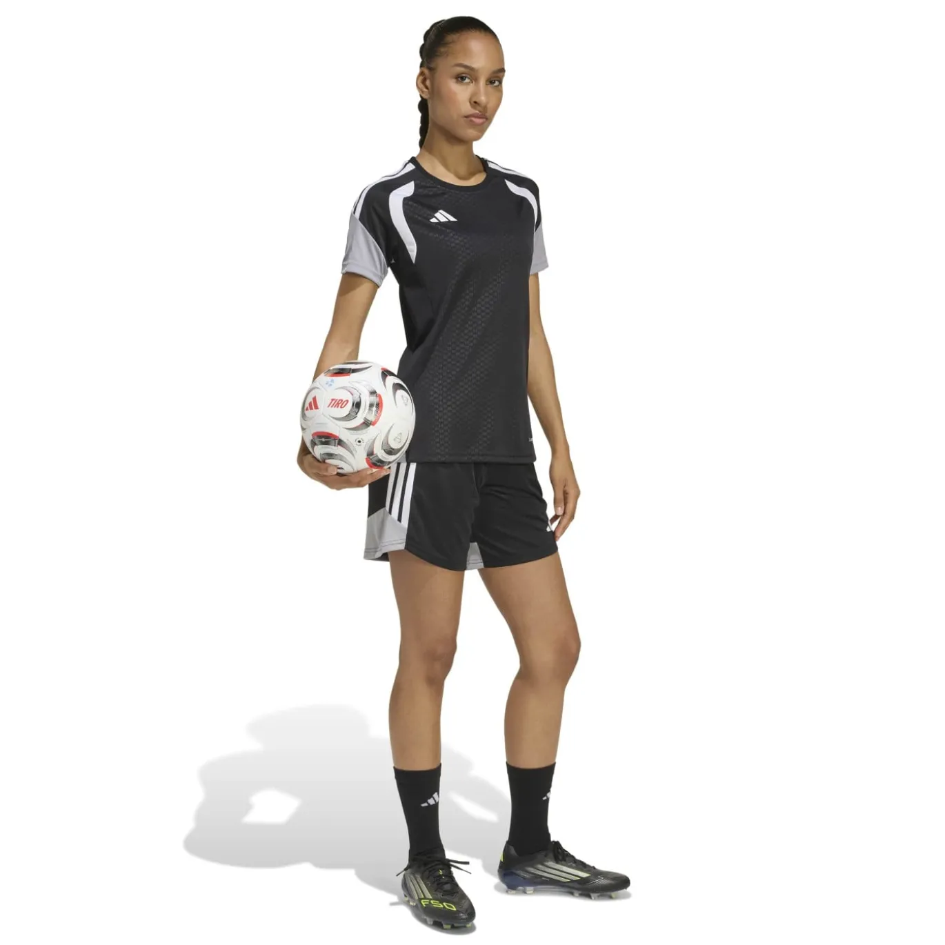 adidas Tiro 26 Competition Trainingsshirt Dames Zwart Grijs