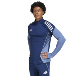 adidas Tiro 25 Competition Trainingstrui 1/4-Zip Donkerblauw Lichtblauw Wit