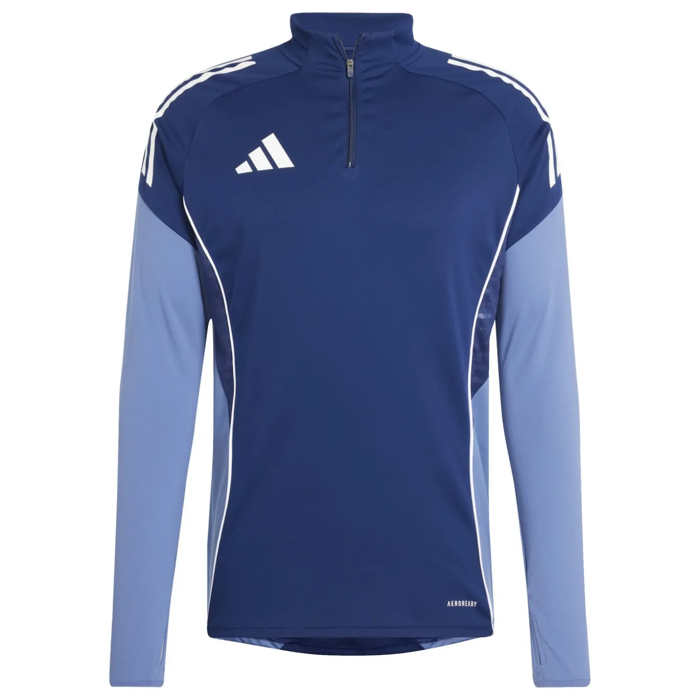 adidas Tiro 25 Competition Trainingstrui 1/4-Zip Donkerblauw Lichtblauw Wit