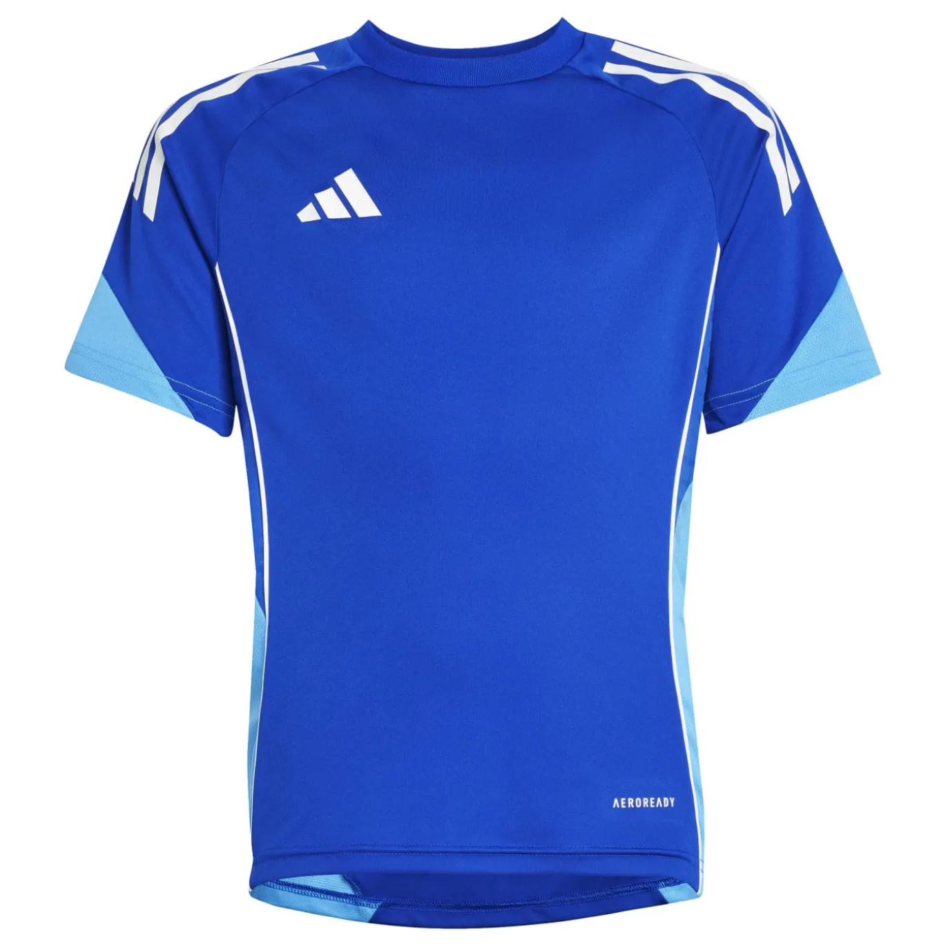 adidas Tiro 25 Competition Trainingsshirt Kids Blauw Lichtblauw Wit