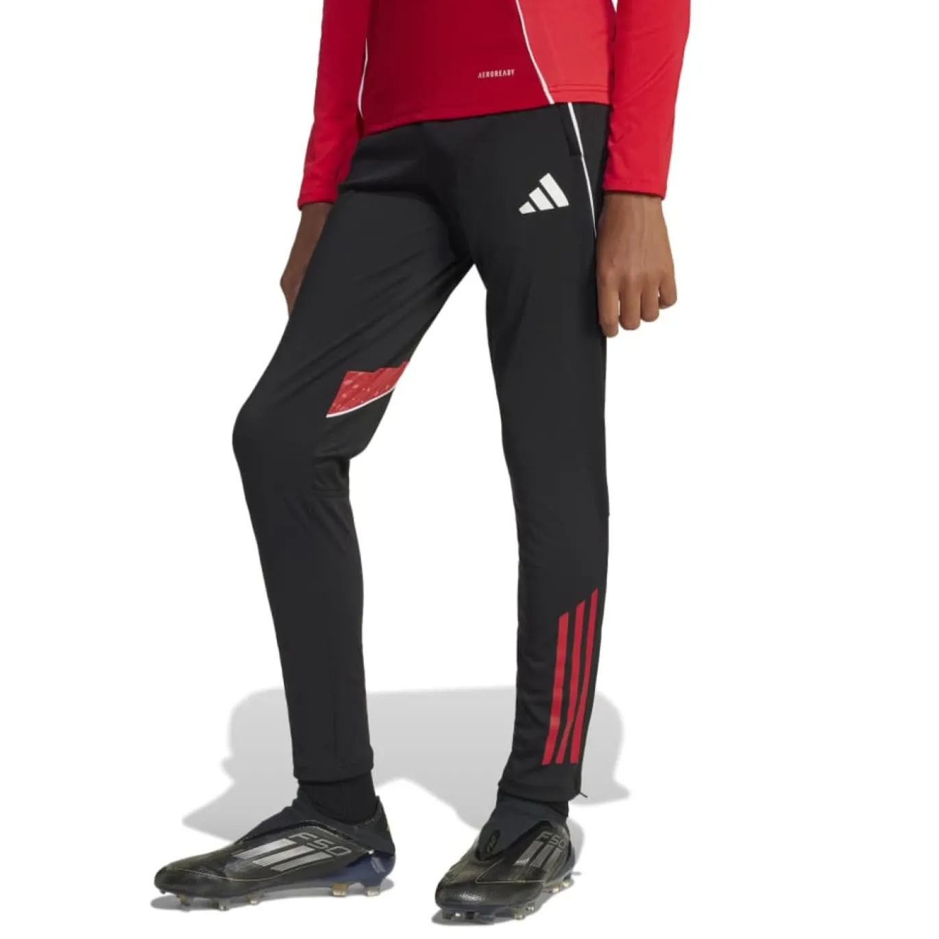adidas Tiro 25 Competition Trainingsbroek Kids Zwart Rood