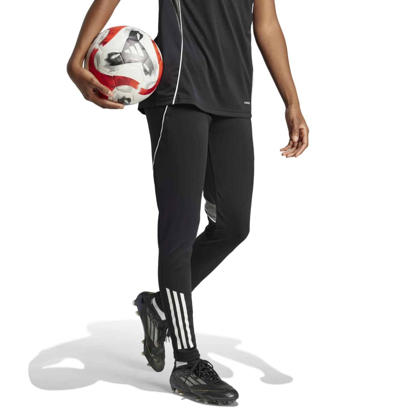 adidas Tiro 25 Competition Trainingsbroek Dames Zwart Wit Grijs