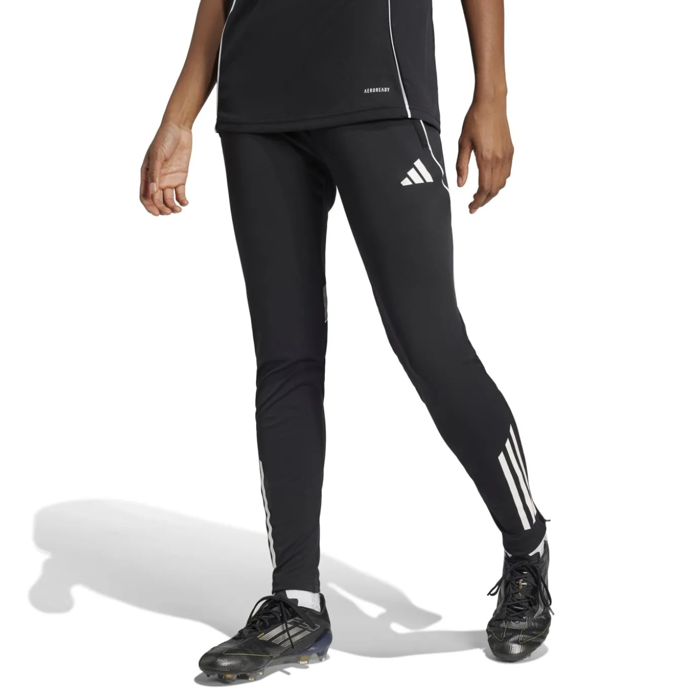adidas Tiro 25 Competition Trainingsbroek Dames Zwart Wit Grijs