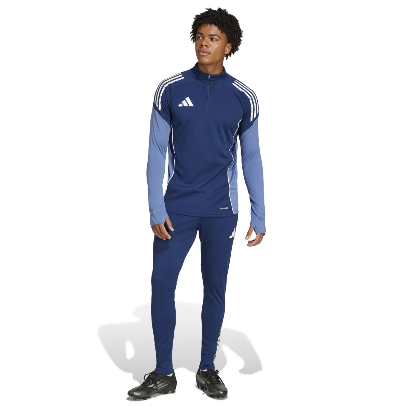 adidas Tiro 25 Competition Trainingsbroek Donkerblauw Lichtblauw Wit