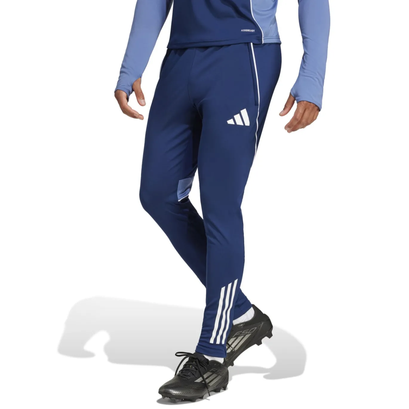 adidas Tiro 25 Competition Trainingsbroek Donkerblauw Lichtblauw Wit