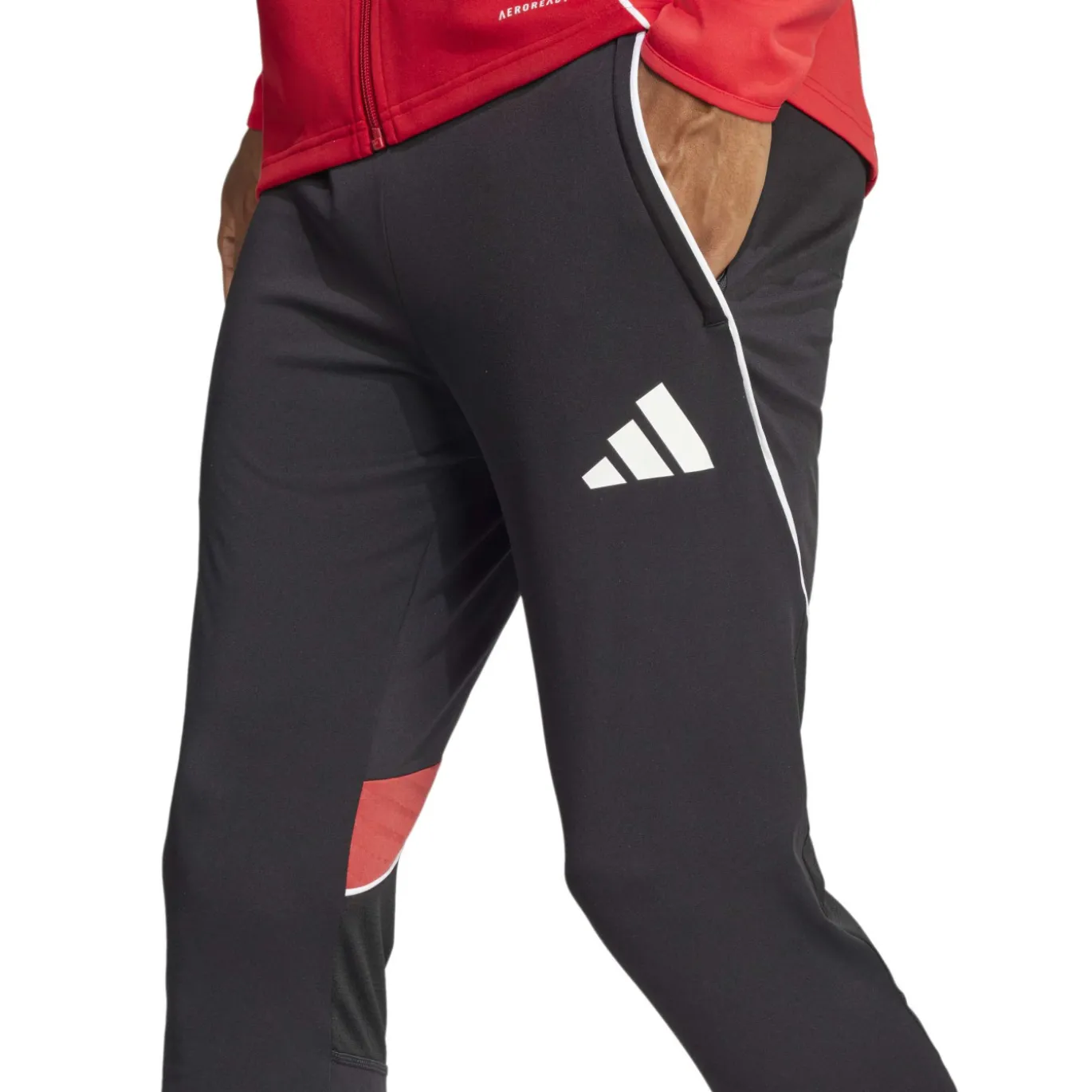 adidas Tiro 25 Competition Trainingsbroek Zwart Rood