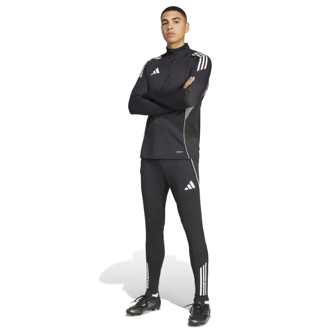 adidas Tiro 25 Competition Trainingsbroek Zwart Wit Grijs