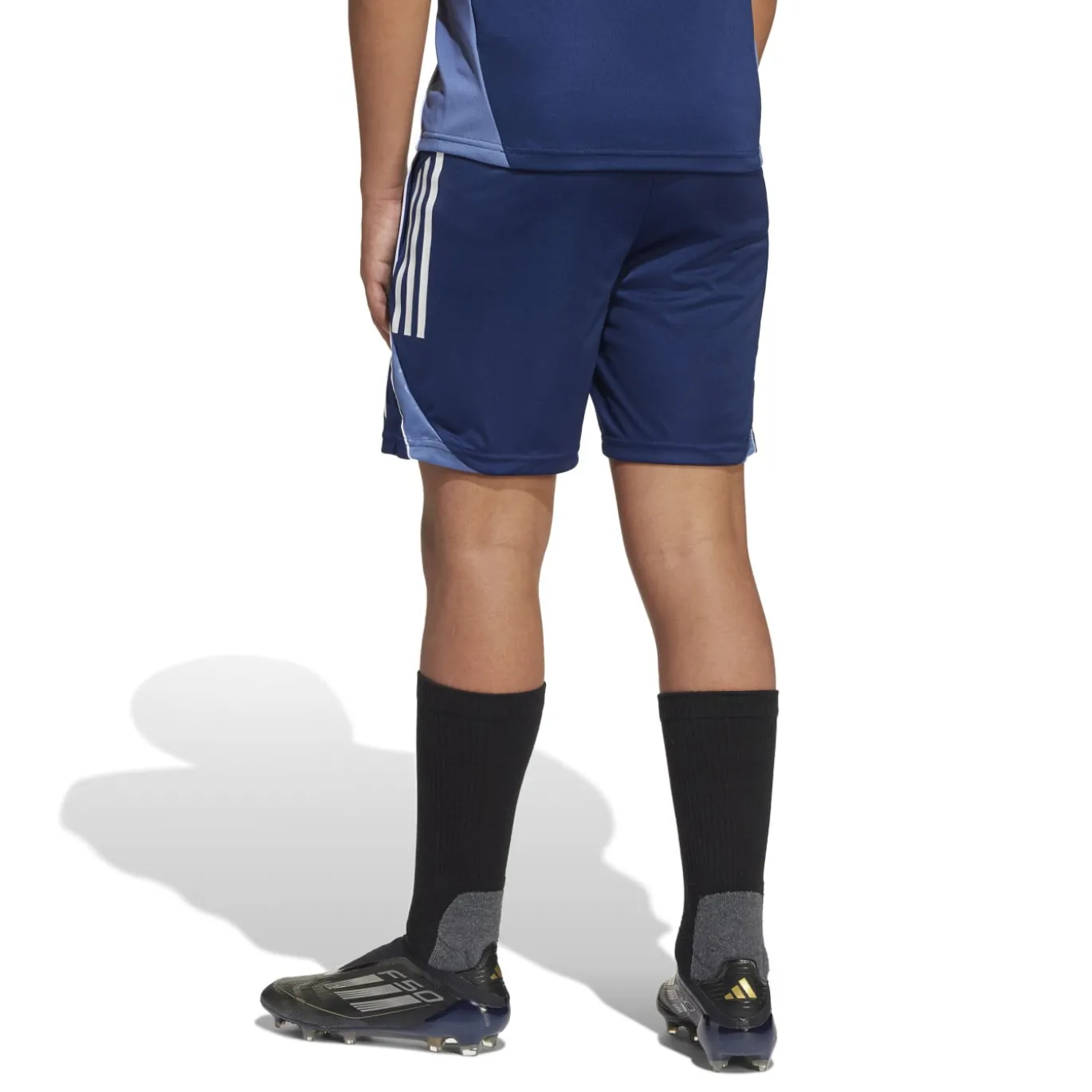 adidas Tiro 25 Competition Trainingsset Kids Donkerblauw Wit