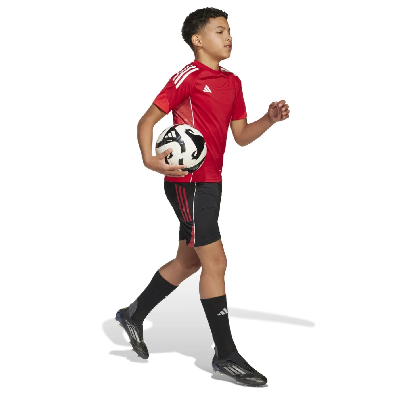adidas Tiro 25 Competition Trainingsshirt Kids Rood Wit