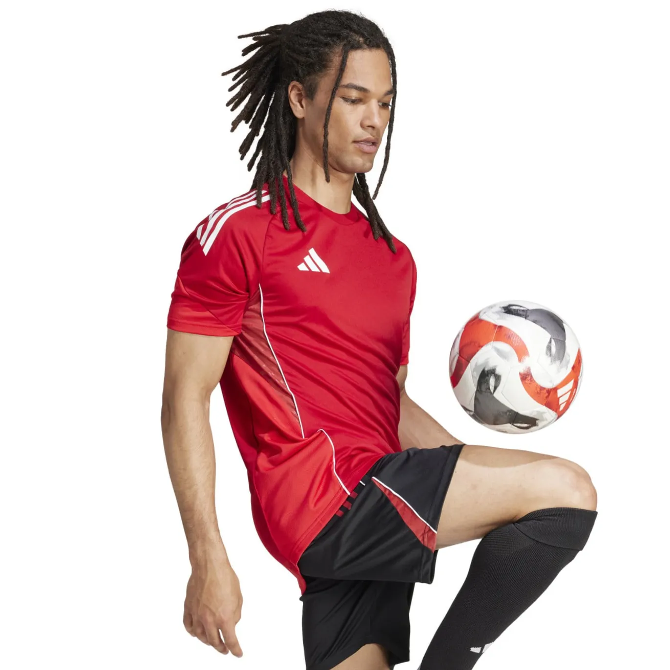 adidas Tiro 25 Competition Trainingsshirt Rood Wit