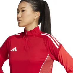 adidas Tiro 25 Competition Trainingspak 1/4-Zip Dames Rood Zwart Grijs
