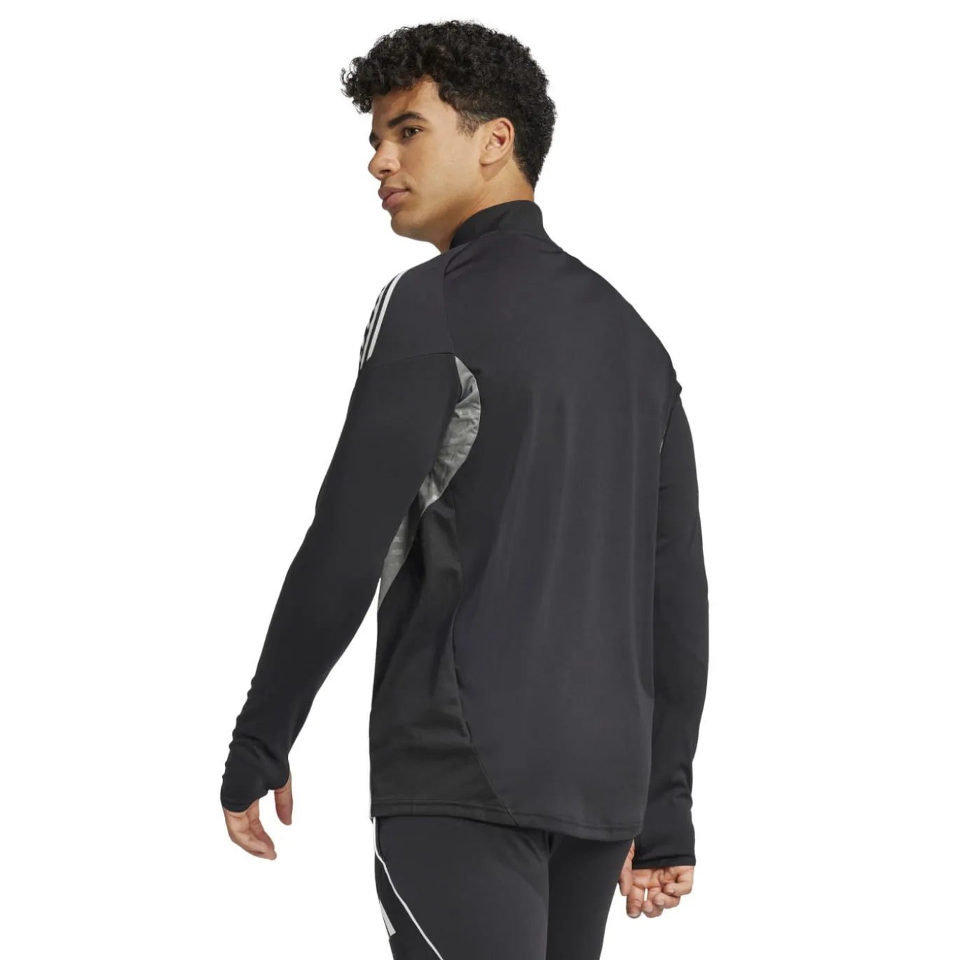 adidas Tiro 25 Competition Trainingspak 1/4-Zip Zwart Wit Grijs