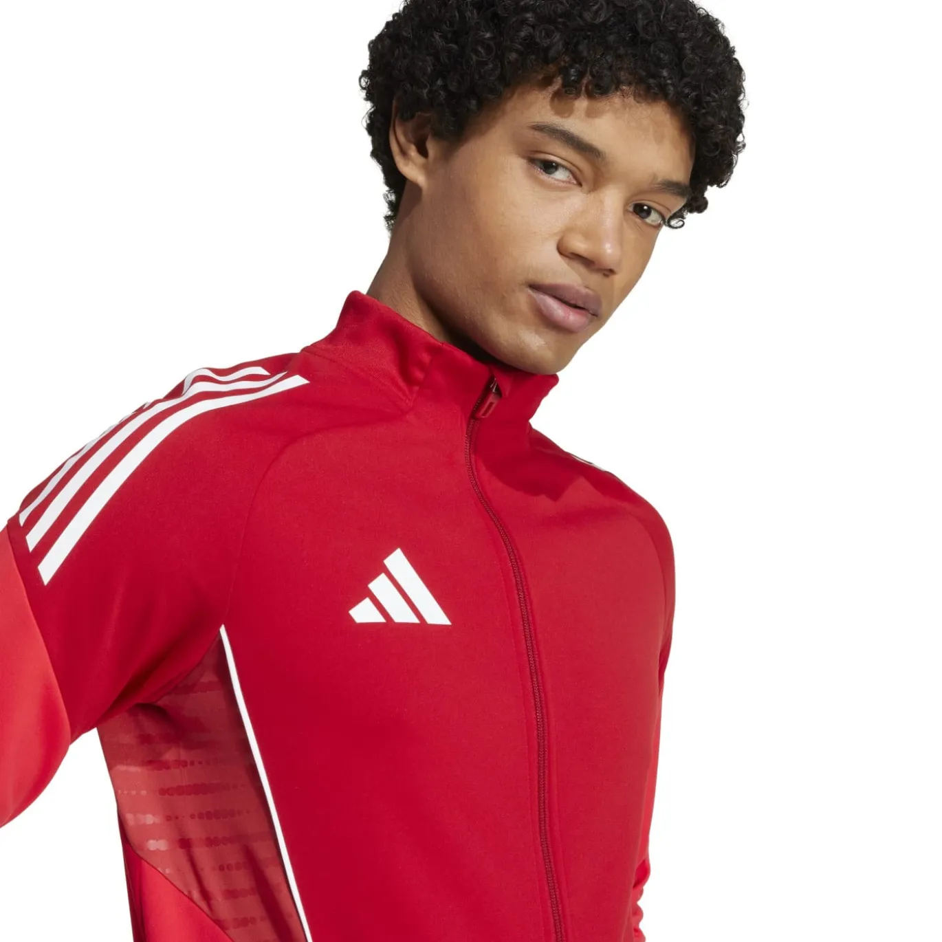 adidas Tiro 25 Competition Trainingspak Full-Zip Rood Zwart Wit