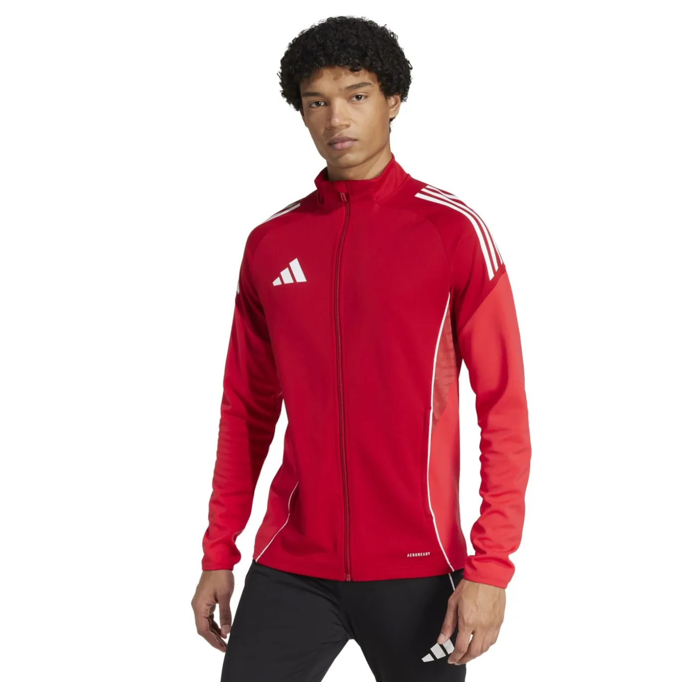 adidas Tiro 25 Competition Trainingspak Full-Zip Rood Zwart Wit