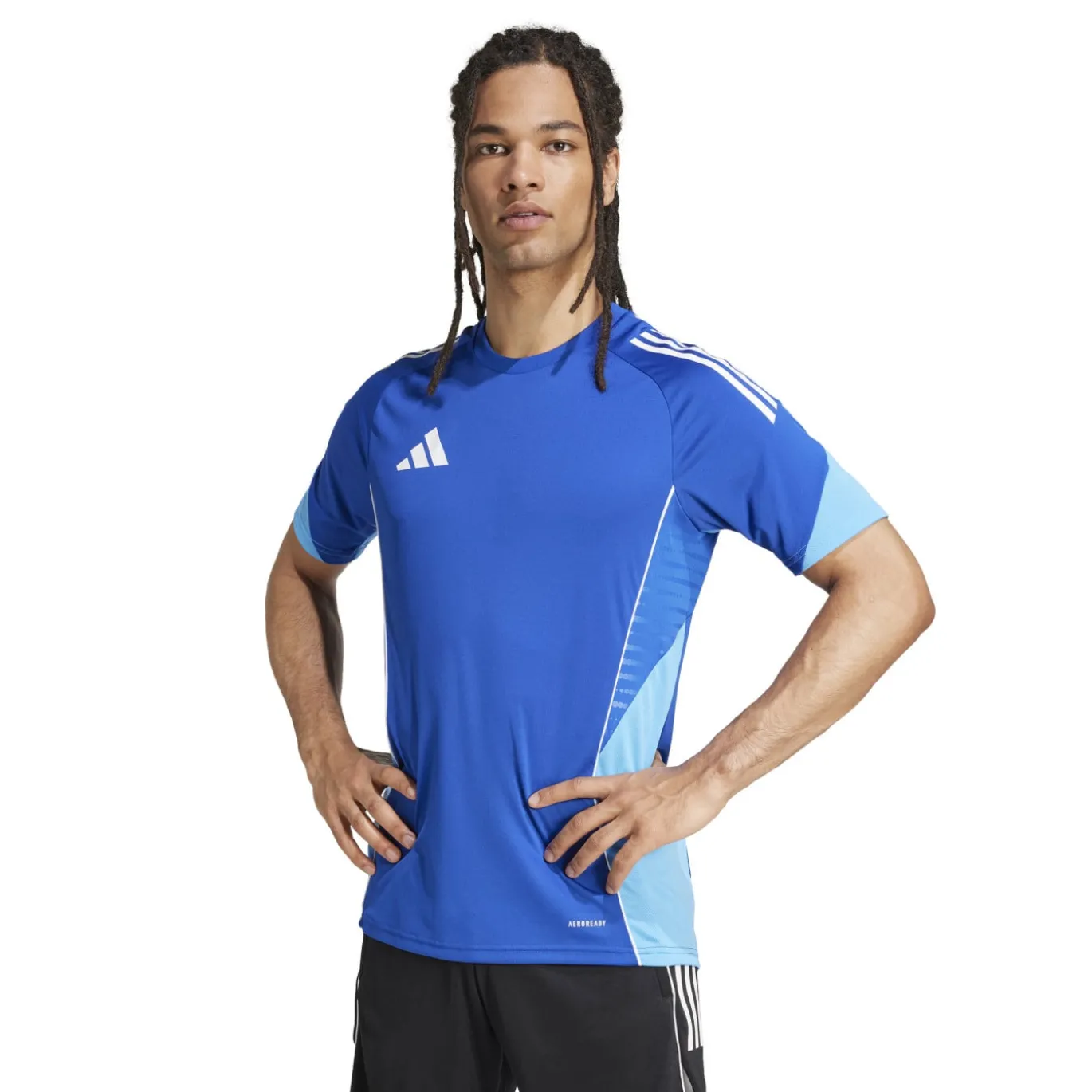 adidas Tiro 25 Competition Trainingsshirt Blauw Lichtblauw Wit