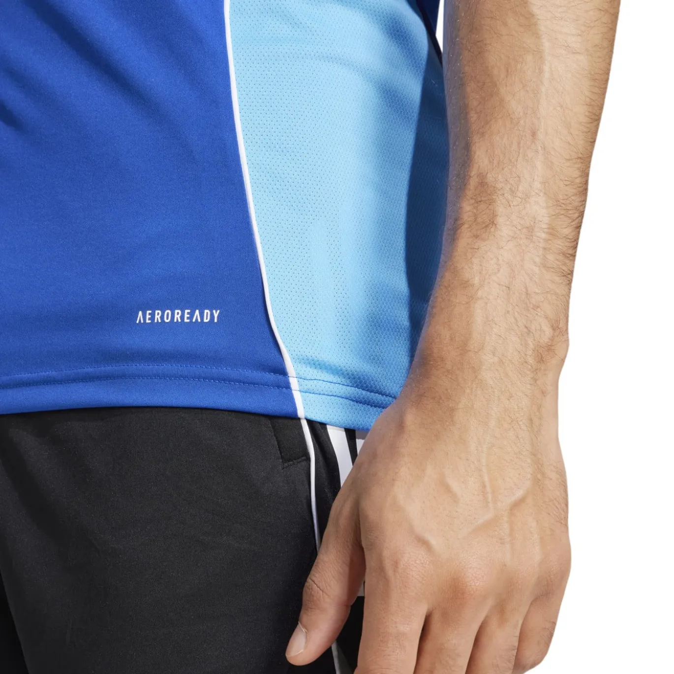 adidas Tiro 25 Competition Trainingsshirt Blauw Lichtblauw Wit