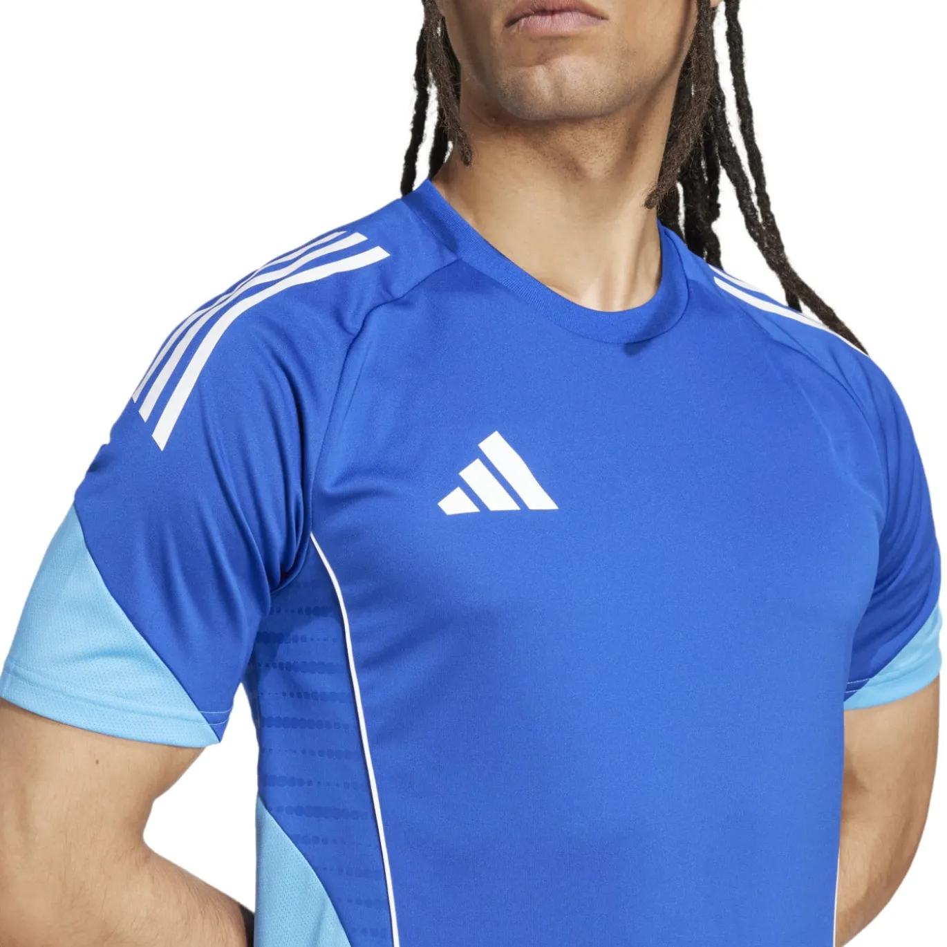 adidas Tiro 25 Competition Trainingsshirt Blauw Lichtblauw Wit