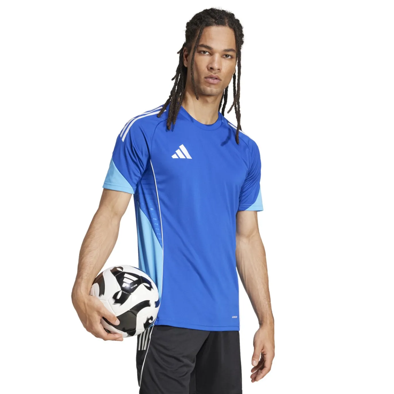 adidas Tiro 25 Competition Trainingsshirt Blauw Lichtblauw Wit