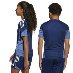 adidas Tiro 25 Competition Trainingsshirt Kids Donkerblauw Wit