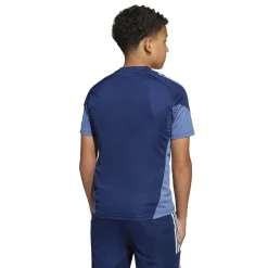 adidas Tiro 25 Competition Trainingsshirt Kids Donkerblauw Wit