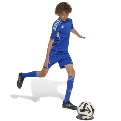 adidas Tiro 25 Competition Voetbalshirt Kids Blauw Wit