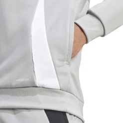 adidas Tiro 24 Hooded Trainingspak 1/4-Zip Grijs Wit